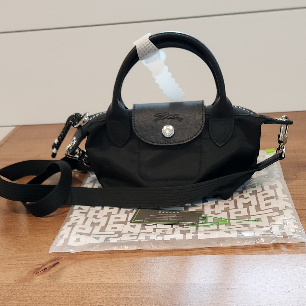 Longchamps Black Le Pilage Mini Bag